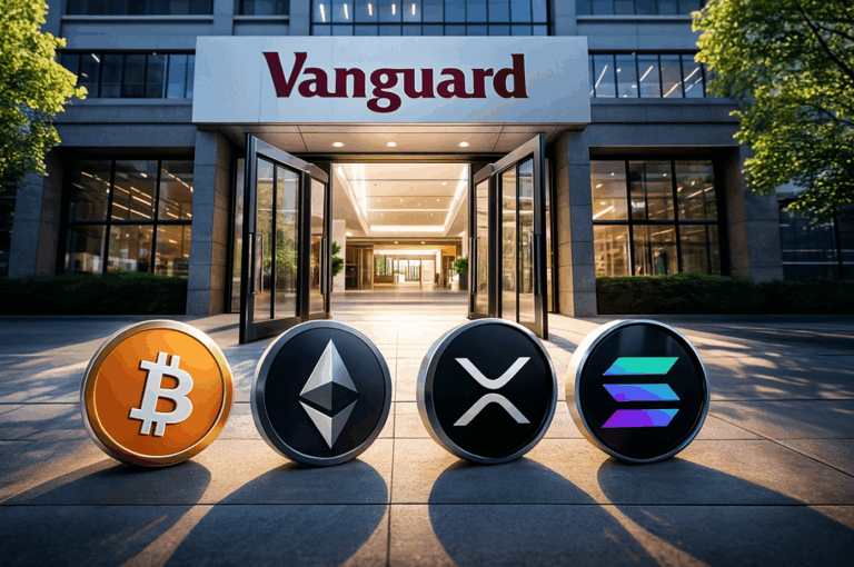 Vanguard reverses course, opens door to Bitcoin, Ethereum, XRP, and Solana ETFs